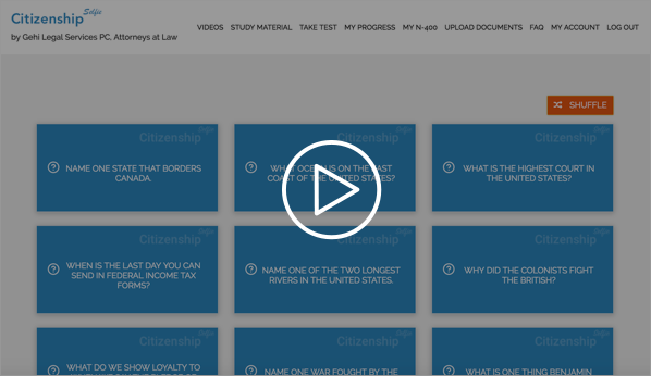 citizenship selfie practice